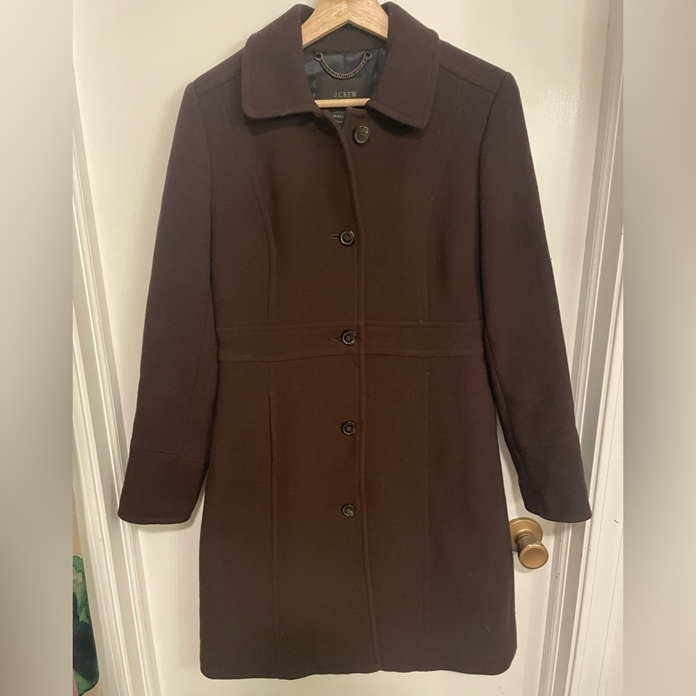 J Crew doublecloth lady wool coat